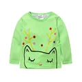 Hot Sell Kids Girl T Shirt Long Sleeve Cotton Baby T shirt for Girl Autumn spring