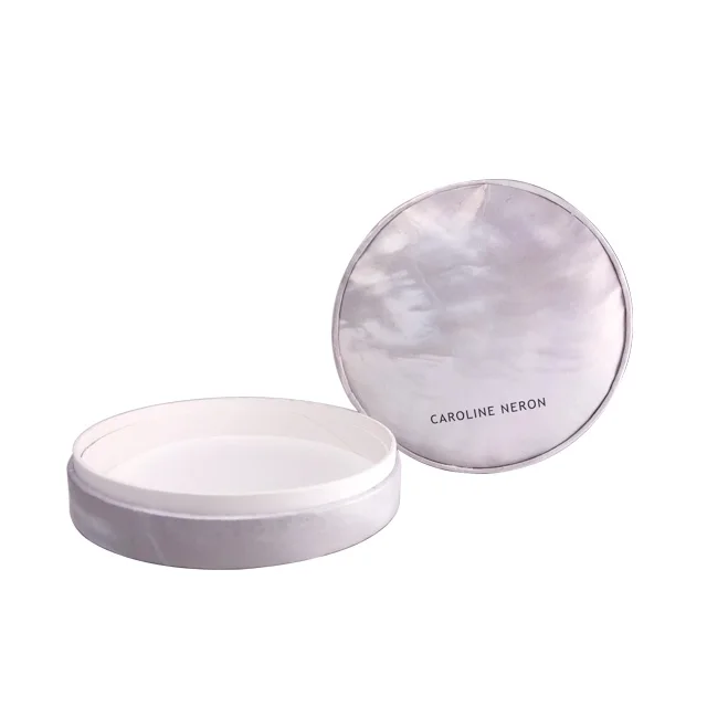 

Wholesale custom round velvet earring jewelry storage gift boxes packaging