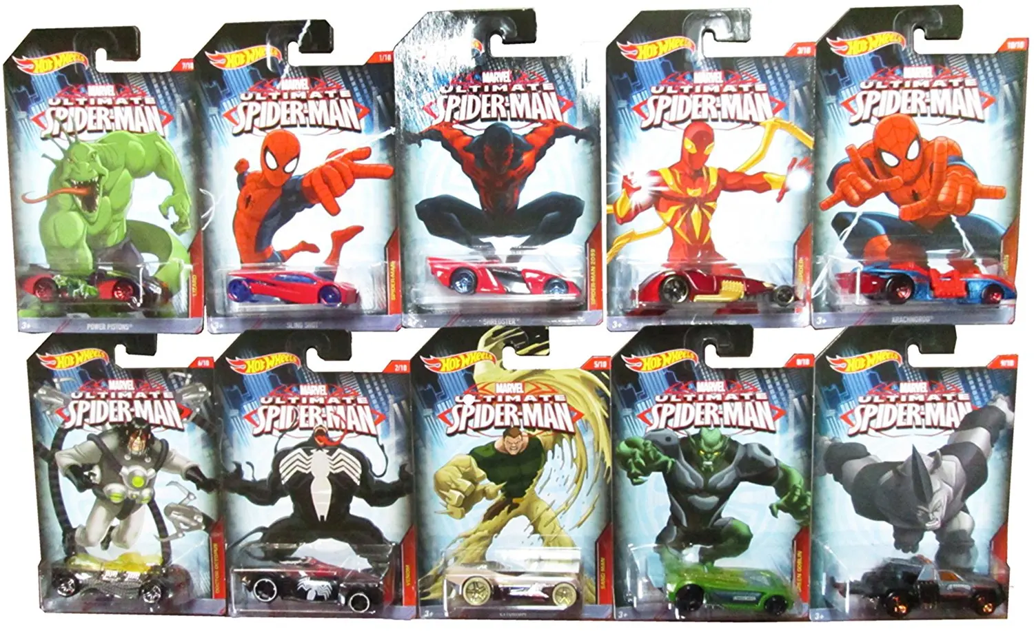 marvel hot wheels set