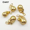WT-JP061 Bizarre Natural Baroque Pearl Pendant Full Gold Dipped Wild Coast Jewelry For Women Irregular Pearl Necklace Pendant