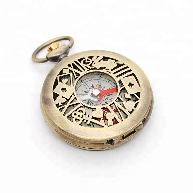 

OEM DESIGNED antique pocket compass mini archaic watch compass gift compass