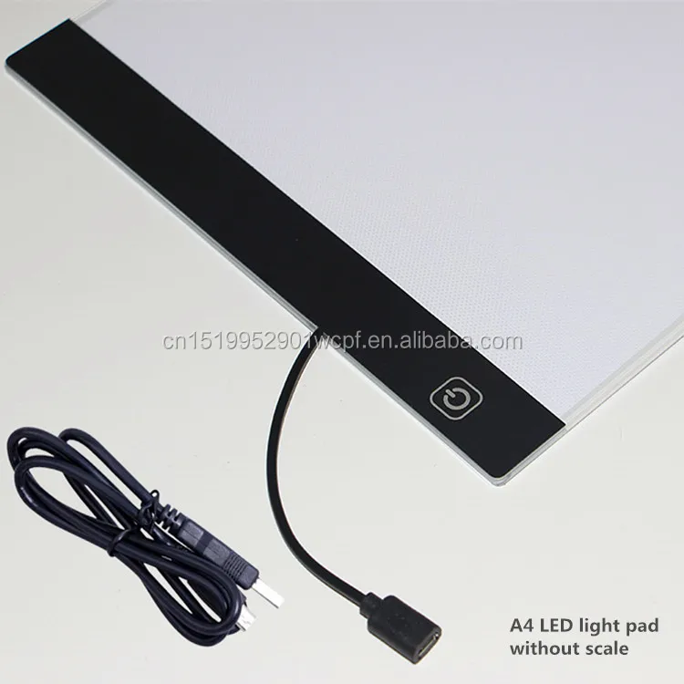 A3 A4 Ultra-Thin Portable Acrylic Panel LED Light Pad USB Cable Tracing  Light Board Light Box LED Drawing Board - China Light Box, Light Pad