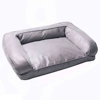 

Wholesale washable large pet supplies sofas elevated bed luxury memory foam cat pet dog bed set for dog