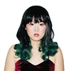Cheap curly synthetic hair wig cash on delivery hair wig can dye synthetic wig