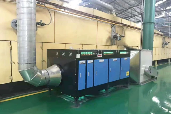 exhaust gas treatment equipment uv photolysis purification machine