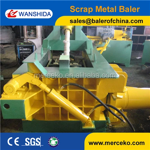 
CE Certification Hydraulic Aluminum UBC Cans Baler Press Machine 