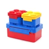 Hot Wholesale PP Cylinder Lego Building Blocks Lunch Box for Child