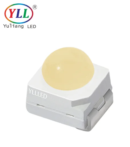 120 degree high lumen 3528 white led smd with lens