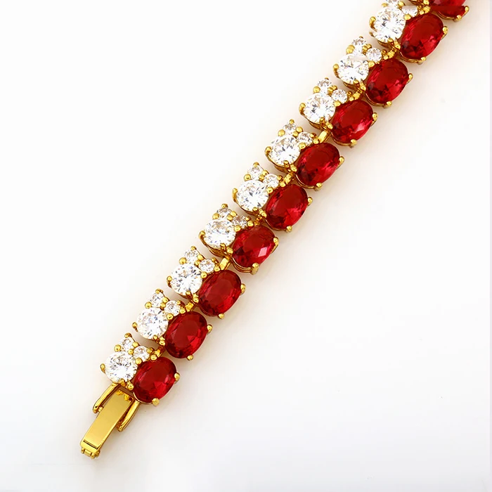

71909 xuping imitation gemstone artificial jewellery bracelets