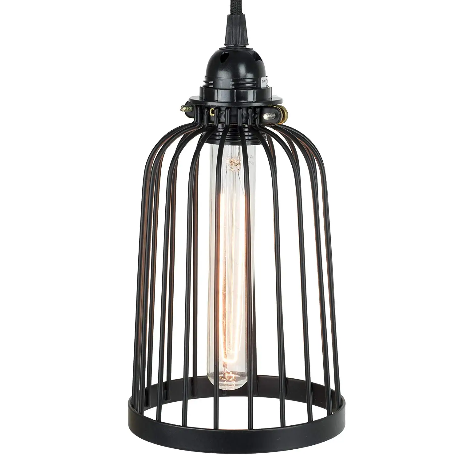 Lamp Cover Bird Cage Design Metal Wire Light Cage Guard For Diy