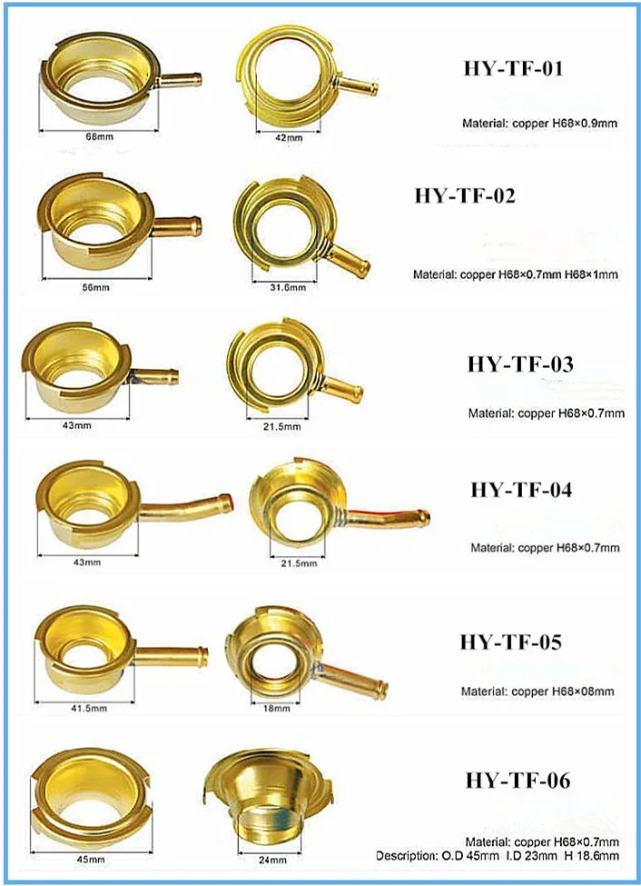 High Performance Copper Radiator Filler Neck/radiator Parts Brass