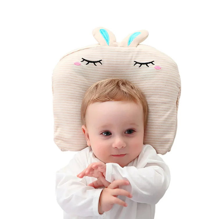 Amazon Hot Sale Custom Organic Cotton Memory Foam Flat Head Pillow For