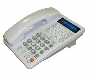 Desk Phone Caller Id Telephone With Headset Port 3 5mm Earphone