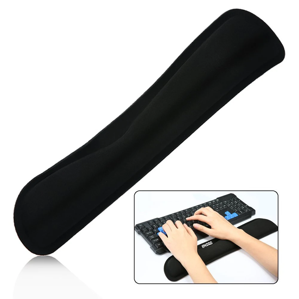 Silicone Arm Rest Computer Keyboard Pad Mouse Keyboard Office Set Gel ...