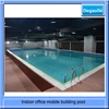 Factory price indoor removable office mobile building pool with high quality liner