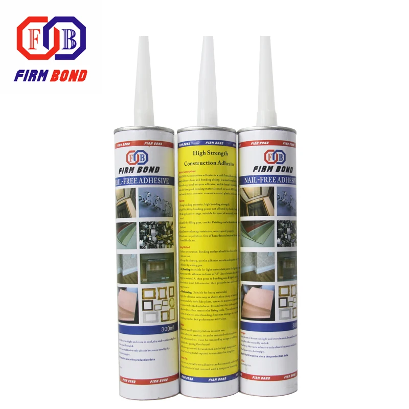 Construction Adhesive Replace Nail Fixing And Bonding Nail Free Glue Buy High Quality Nail Free Adhesive Construction Glue Fixing And Bonding Nail Free Glue Product On Alibaba Com