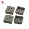 1.27mm PLCC Socket Connector ,44P/52P DIP Type PLCC Brown Wholesale
