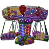 Amusement Carousel Kiddie Carousel, Merry Go Round with LED Lights Big Pendulum