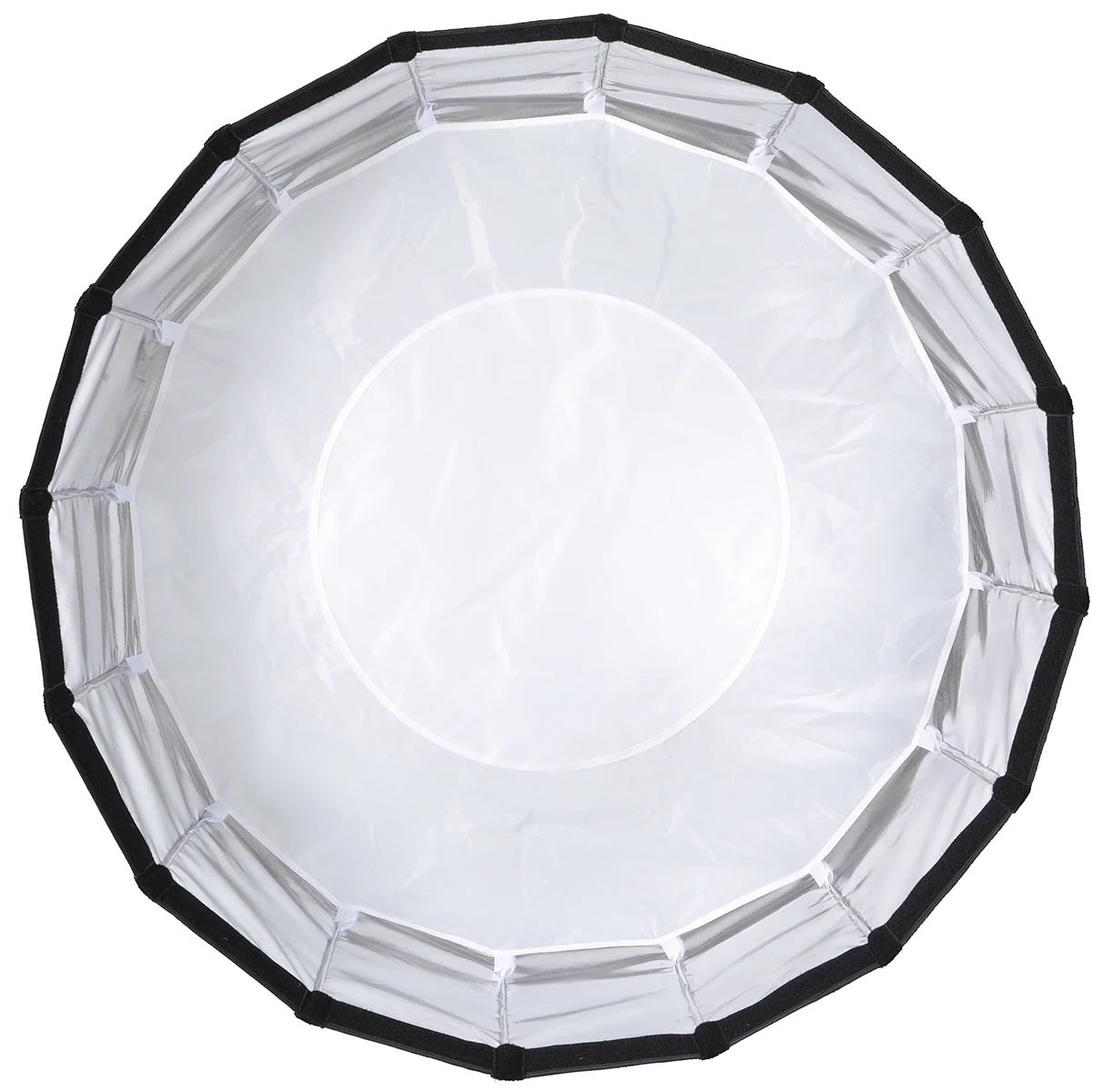 NiceFoto LED Parabolic softbox with grid Quick set-up deep softbox 90cm for LED light Umbrella frame softbox with grid