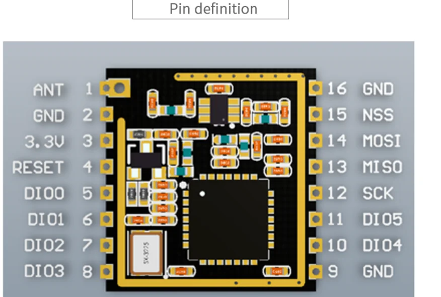 Sx1278 схема подключения