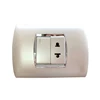 Elegant and Unique design wall switch and US socket interruptor pared con enchufe