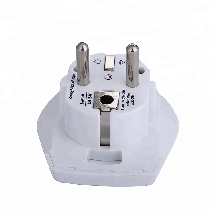 16a 10a 250v Plug Adapter Universal To Europe Germany France Belgium
