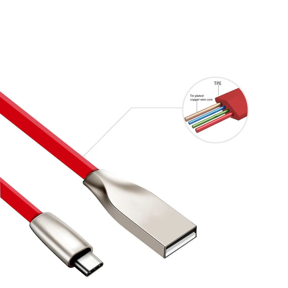 OEM custom logo reversible genuine PVC for iphone X charger cable braided usb cables V8 for iphone6/7/8 charger - ANKUX.COM