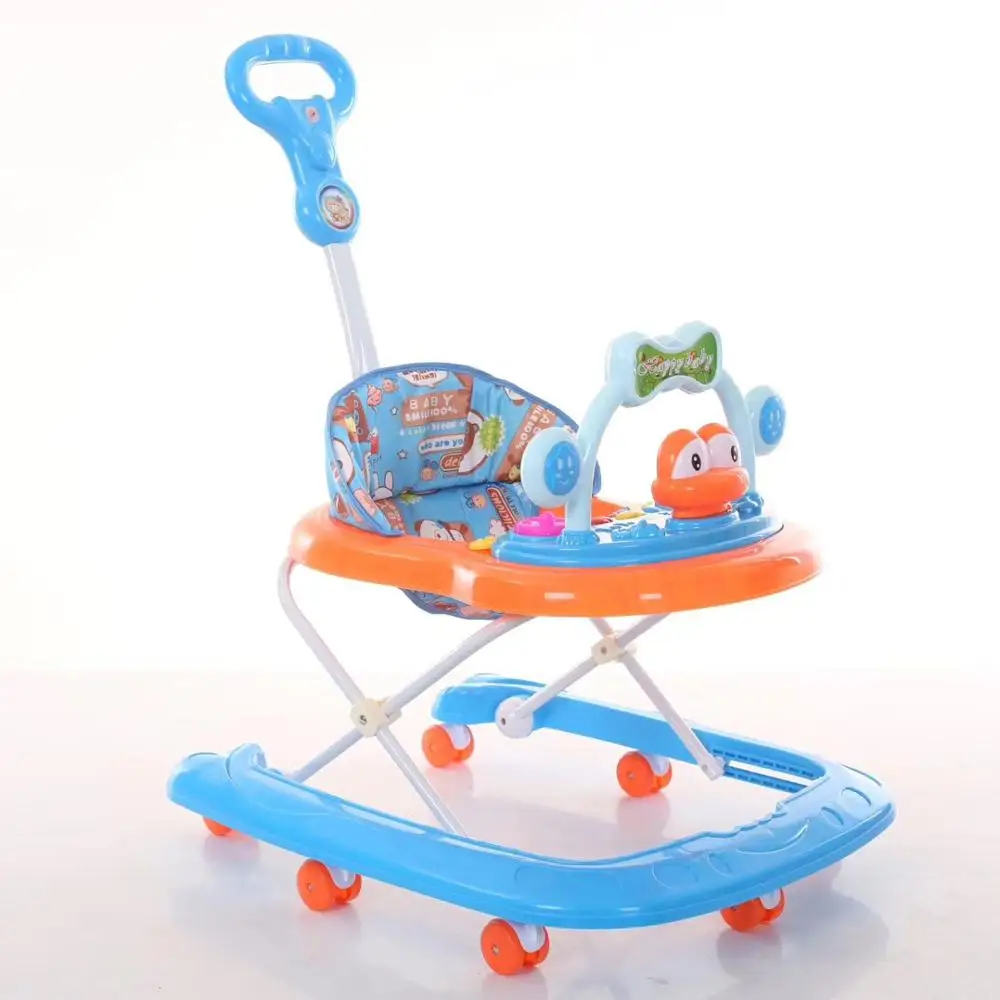 

Cheap Baby Walkers With Push Bar, Red/blue/orange