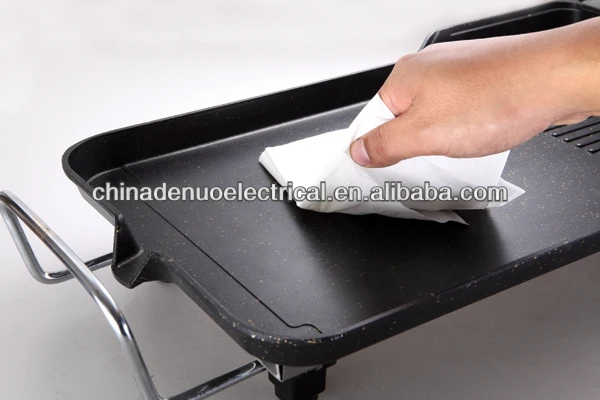 
Aluminium non stick electric bbq hot pot grill 