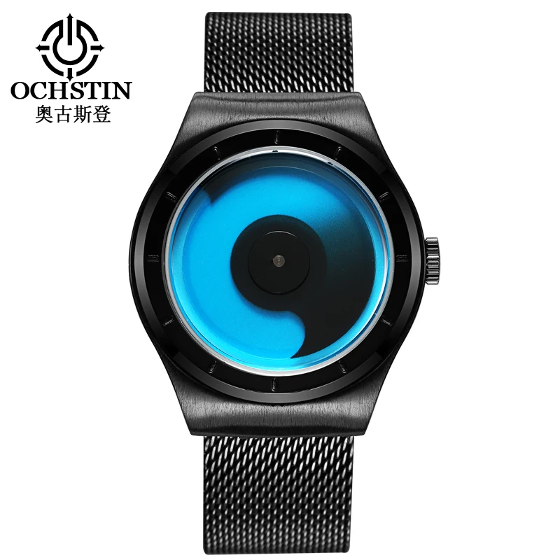 

Creative Men Watches Turntable Dial Minimalist Fashion Quartz Waterproof Stainless Steel Luxury Brand Ochstin Men Wrist Watches