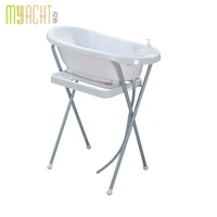 

BPA free steel tube durable folding bathtub baby bath Tub with stand