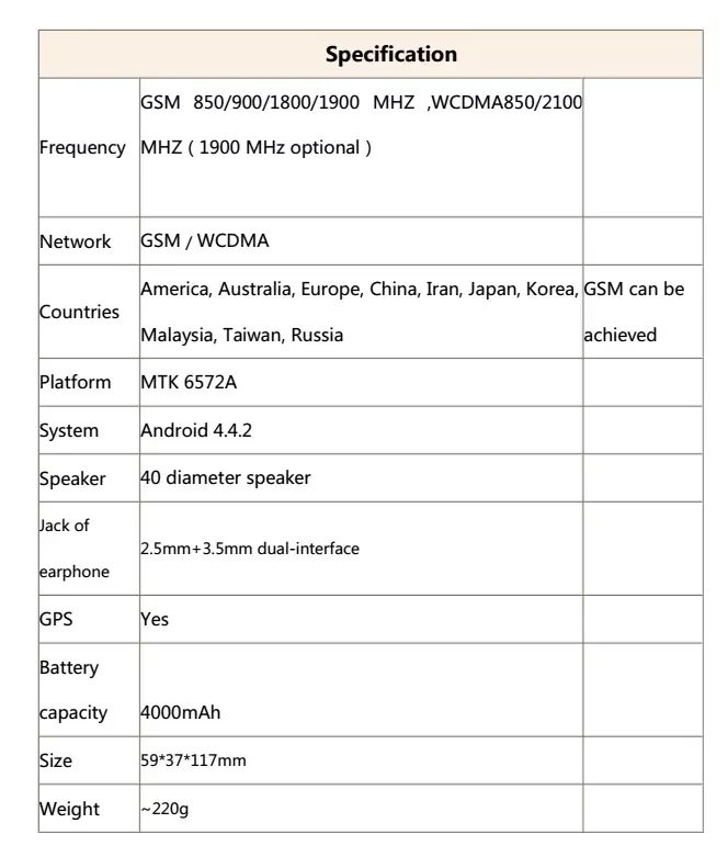 Mobile Public network Wi-Fi Global Unlimited Mobile phone with Android Walkie talkie T199