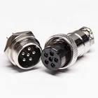 電気 Din カメラ XLR 標準タイプ GX16 防水航空プラグソケットコネクタ 2 3 4 5 6 7 8 9 10 ピンケーブルワイヤ