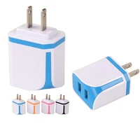 

Wholesale 110v 2.4a Dual Usb Mobile Phone Charger With 2 USB Ports