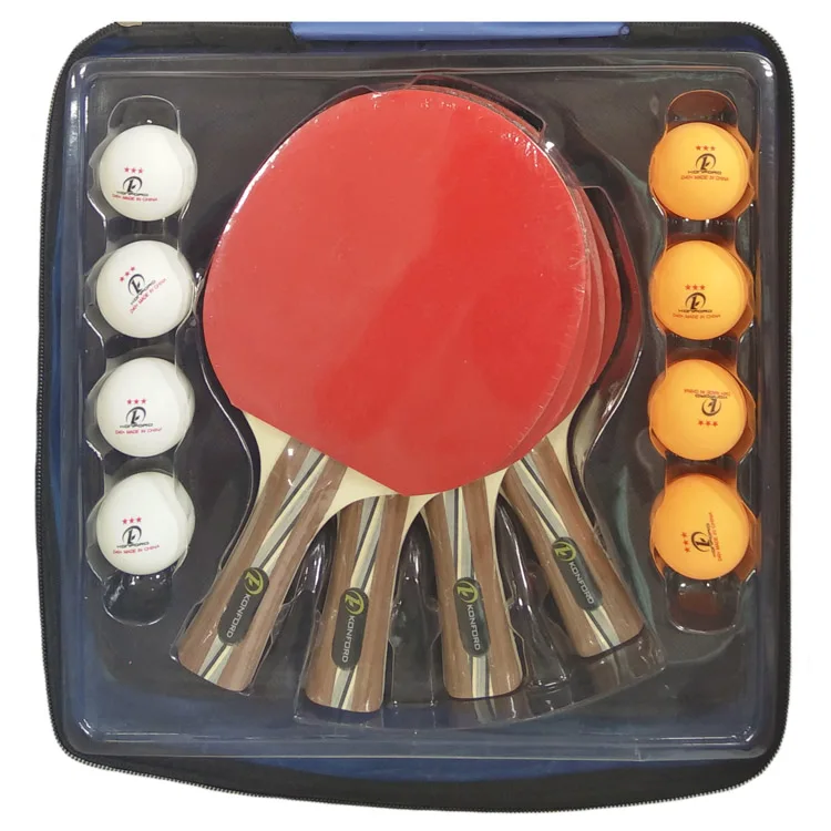 High Quality Pingpong Paddle White Rubber Professional Ping Pong Paddle