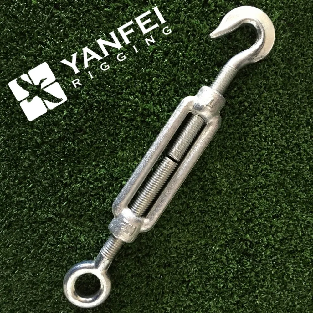 Din1480 Heavy Duty Galvanized Turnbuckle With Hook To Hook Buy Mini
