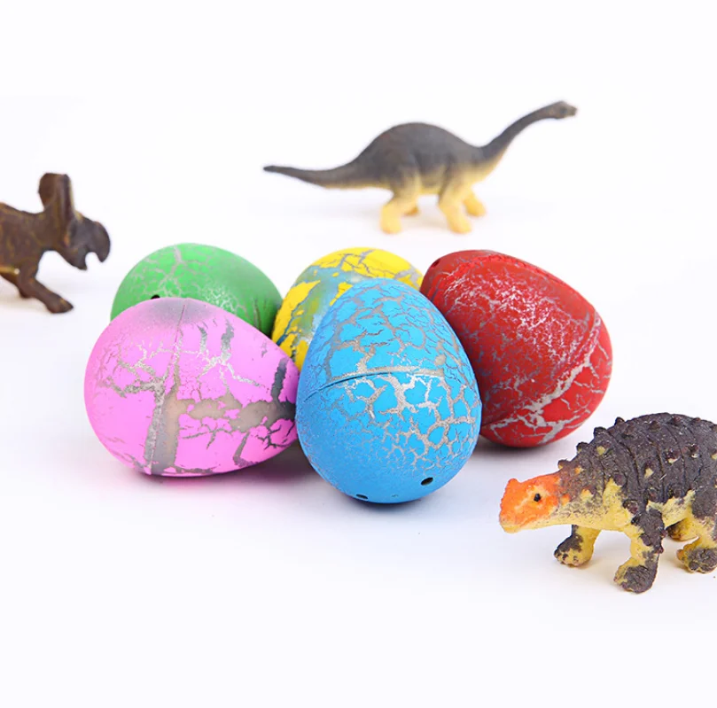 40 Pcsbox Novelty Magic Hatching Growing Dinosaur Toys Water Expanding Growing Egg Toys