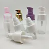 fine treatment pumps 24/410 white lotion pump sprayer, 24mm non spill feature liquid cream pump for bottles