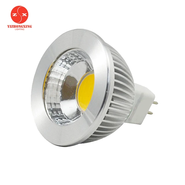 5w cob mr16 led spotlight 12v AC DC dimmable mr16 led bulb