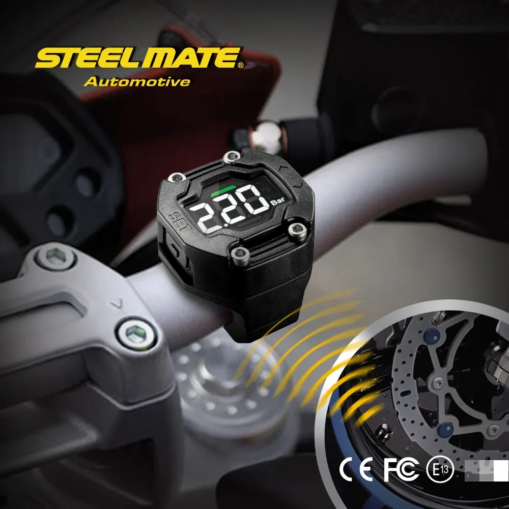 Ver presión de ruedas todos los días. 2015-Steelmate-TP-90-Waterproof-wireless-tire