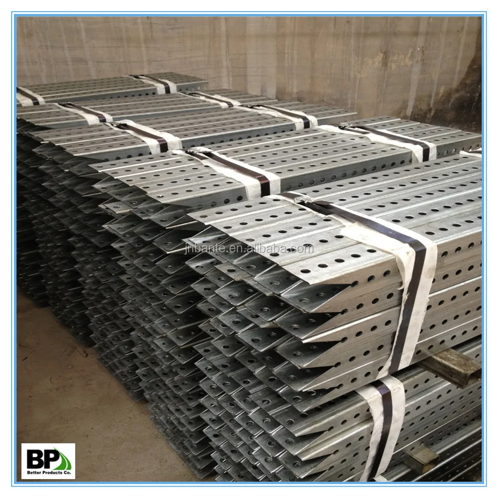 Square Sign Posts - Professional Pavement Products Galvanized Steel Square Marker Sign Post