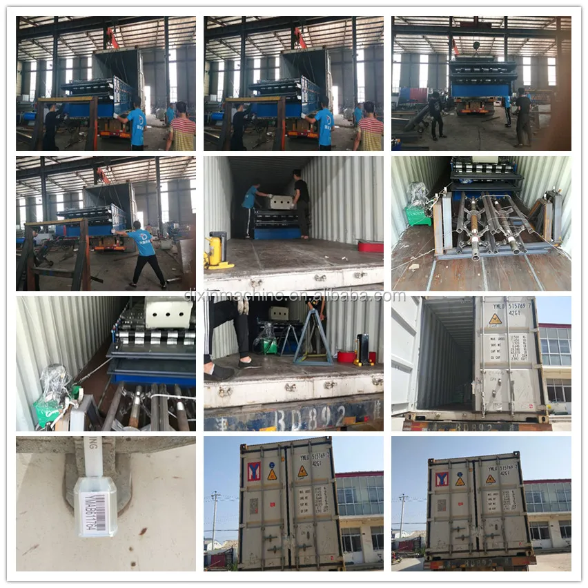 2019 Automatic colored steel roof flat metal sheet corrugated roll forming tile making machine made in Botou city for sale