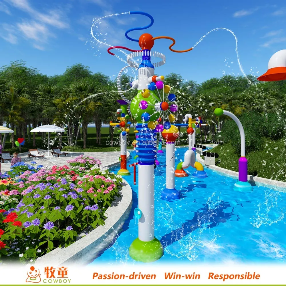 Fiberglass Water Slide Water Park Equipment Water Playground Water