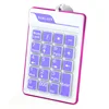 USB small digital keyboard retractable line financial soft keyboard waterproof and portable