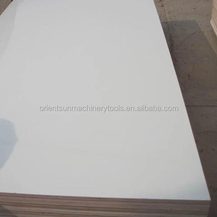 Uno matt white. HPL plywood Round Table Top White.