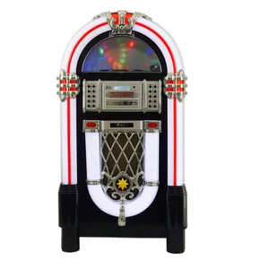 Retro Jukebox Vinyl Turntable CD Player & Bluetooth