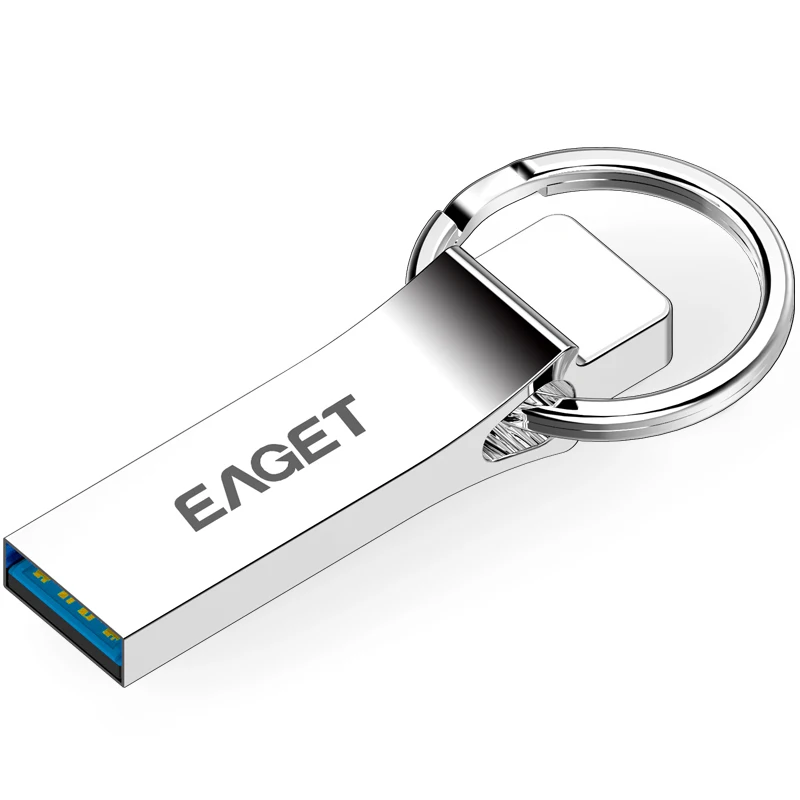 

EAGET USB 2.0 High Speed Waterproof Memory Pendrive U Disk Storage Stick USB Flash Drive 32GB, Silver