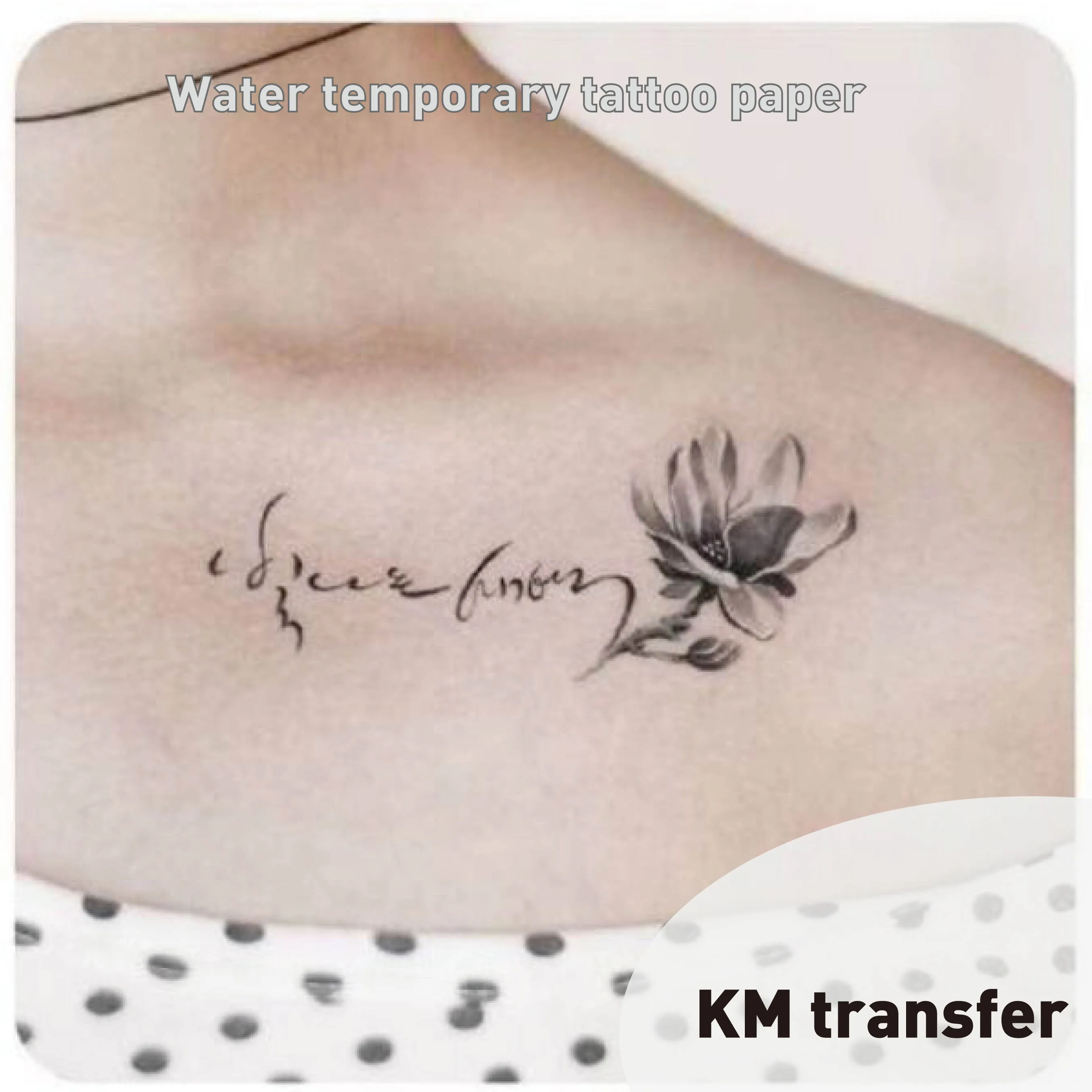 

Inkjet & Laser skin use home creative arts Water slide waterproof temporary tattoo paper