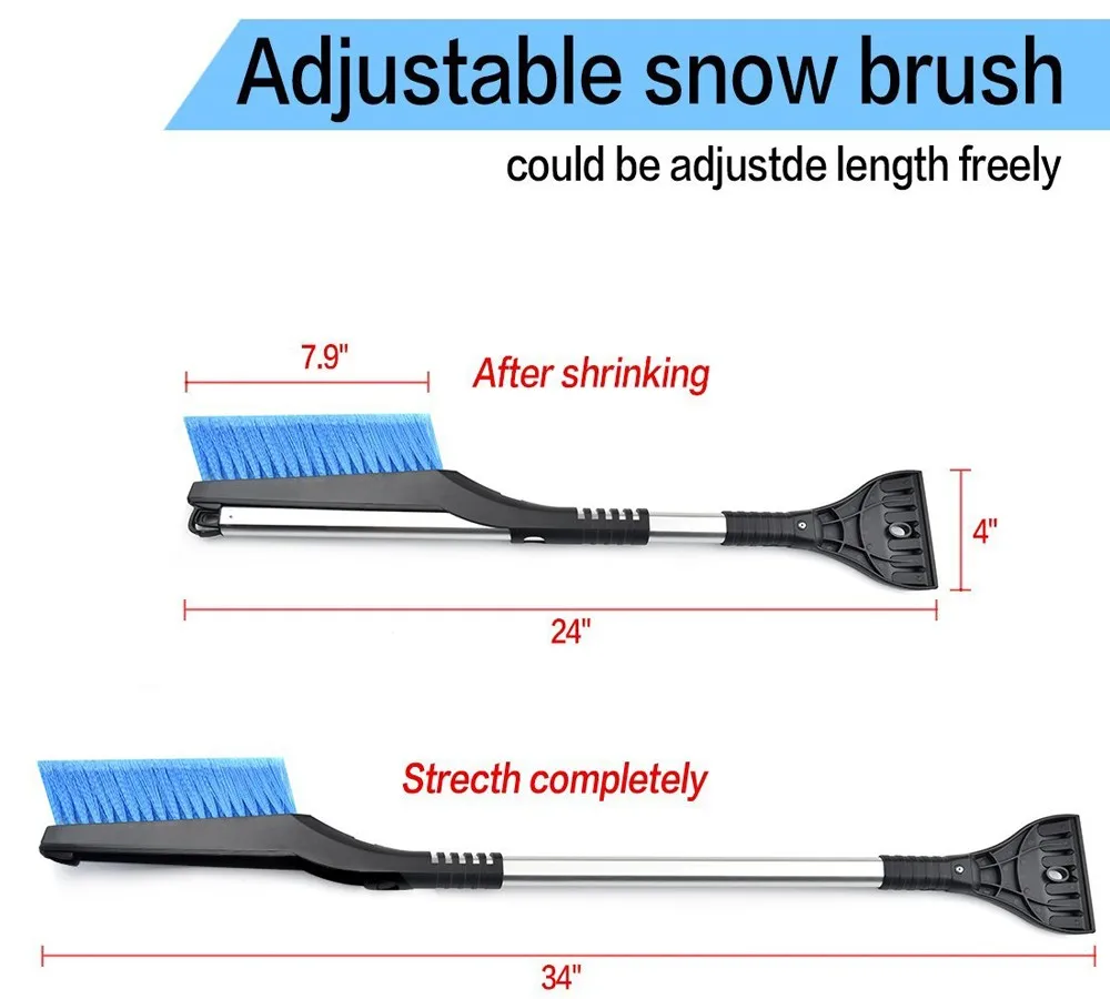 extendable flexible vinyl polyurethane squeegee