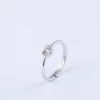 Thin zircon sunny lively female wedding 925 china 2 gram gold ring